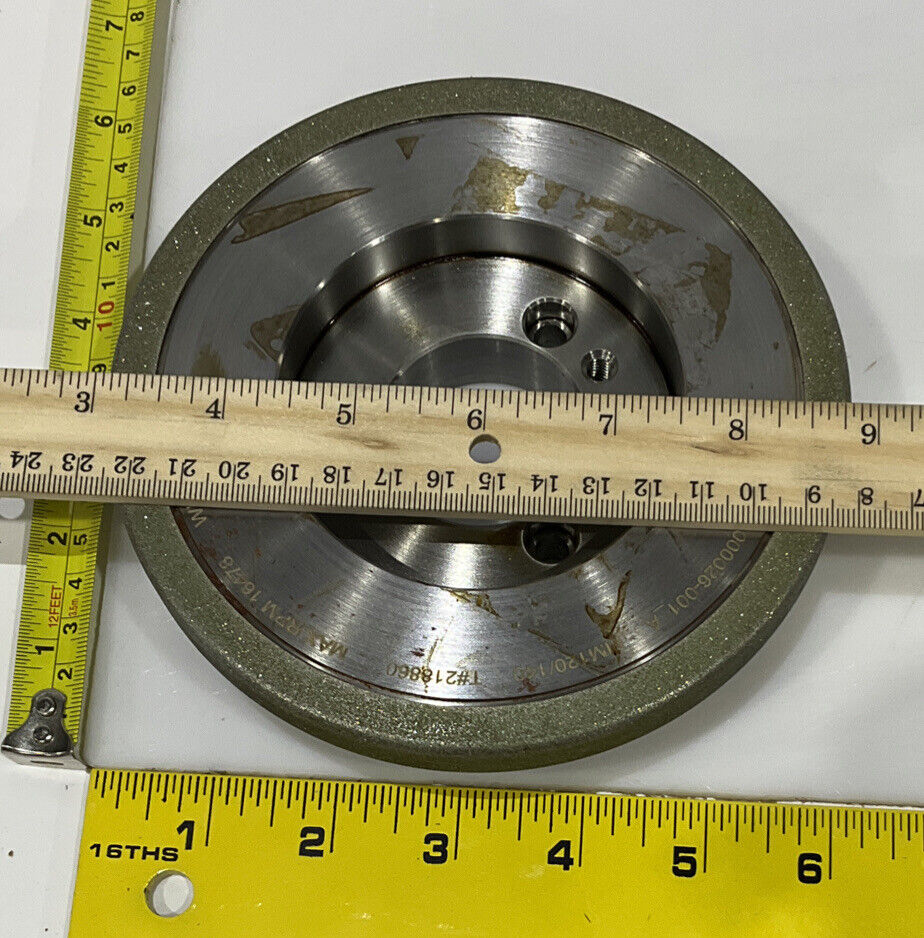 CONTINENTAL DIAMOND TOOL 218860 120/14 0 GRIT 5.795” DIAMETER GRINDING WHEEL