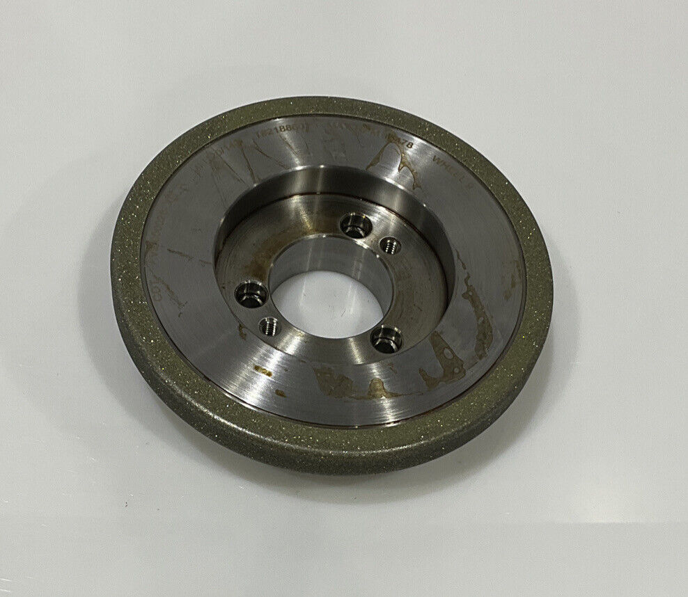 CONTINENTAL DIAMOND TOOL 218860 120/14 0 GRIT 5.795” DIAMETER GRINDING WHEEL