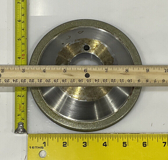 CONTINENTAL DIAMOND TOOL 230400 120/140 GRIT 5.795” DIAMETER GRINDING WHEEL