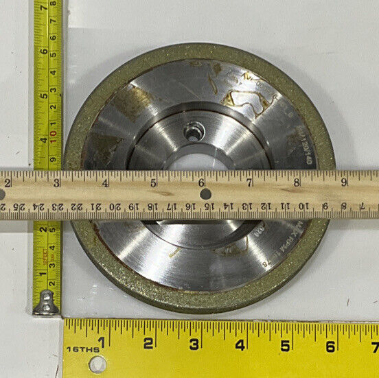 CONTINENTAL DIAMOND TOOL 230400 120/140 GRIT 5.795” DIAMETER GRINDING WHEEL