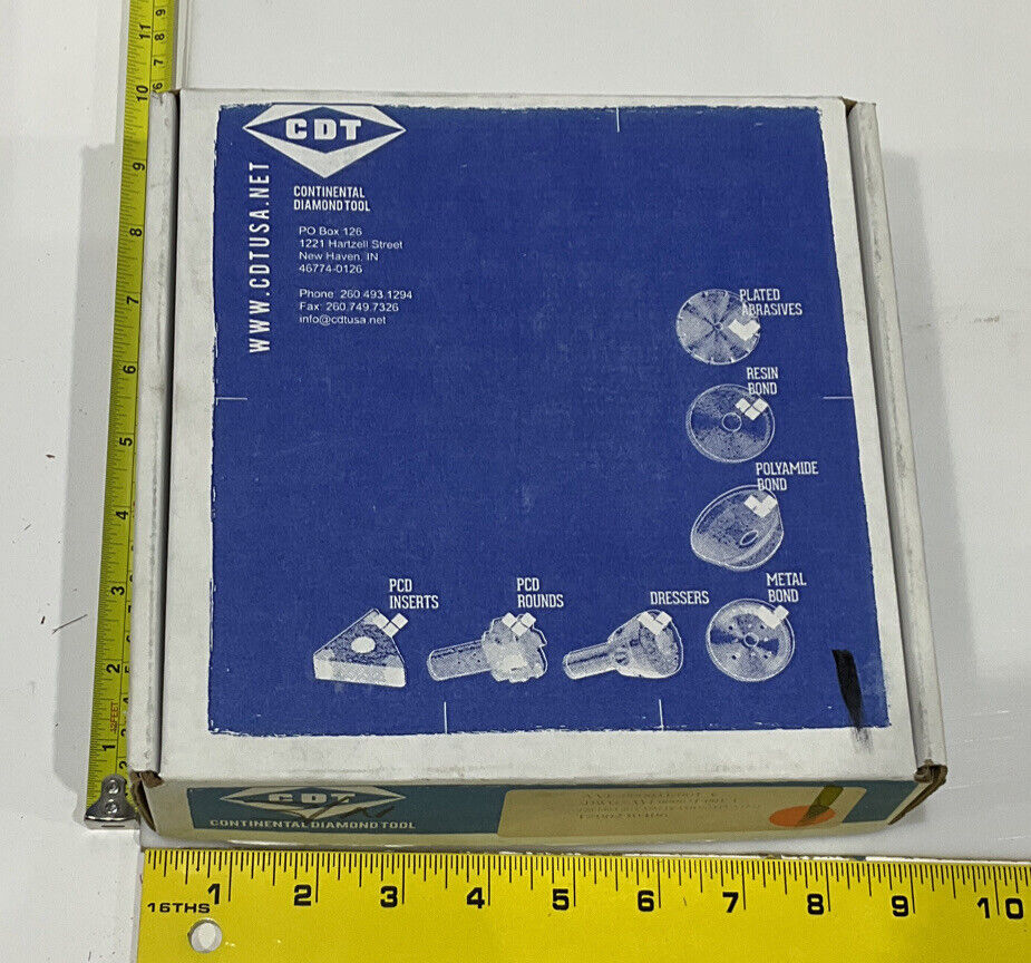 CONTINENTAL DIAMOND TOOL 230406 120/140 GRIT 5.795” DIAMETER GRINDING WHEEL