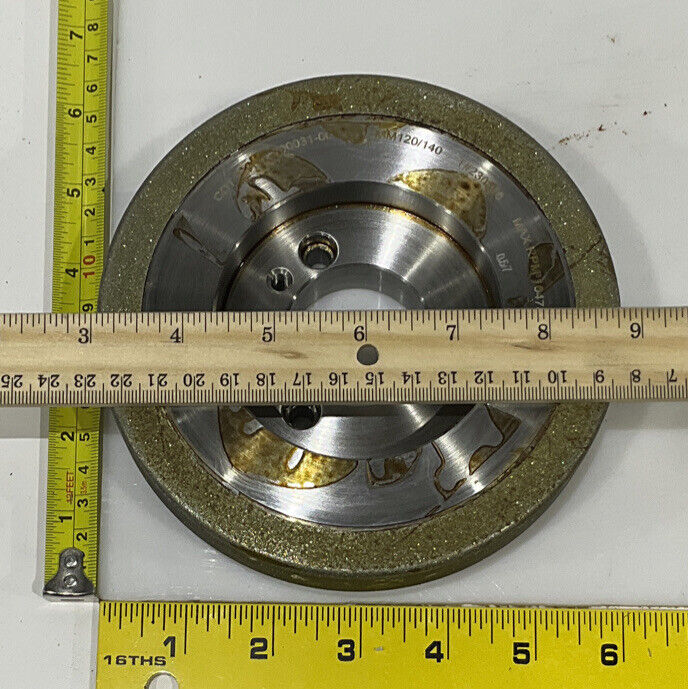 CONTINENTAL DIAMOND TOOL 230406 120/140 GRIT 5.795” DIAMETER GRINDING WHEEL