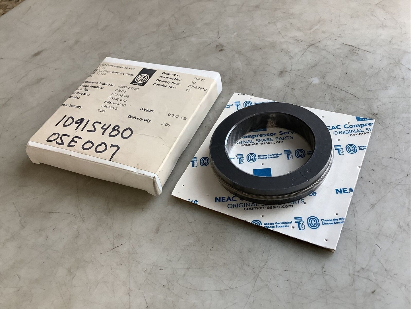 NEAC PS3404-10 KPS3404-10 PACKING RING 678
