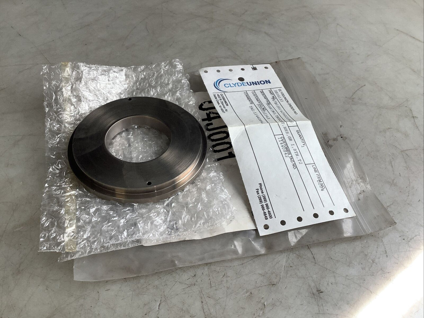 CLYDE UNION 847B0381426G21800 THROAT BUSHING 678