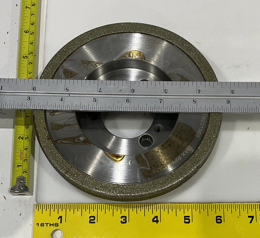 CONTINENTAL DIAMOND TOOL 231969 60/80 GRIT 5.794” DIAMETER GRINDING WHEEL