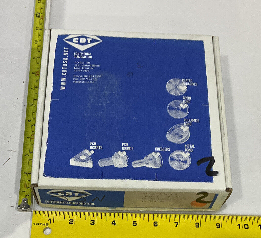 CONTINENTAL DIAMOND TOOL 230408 120/140 GRIT 5.793” DIAMETER GRINDING WHEEL 1.5"