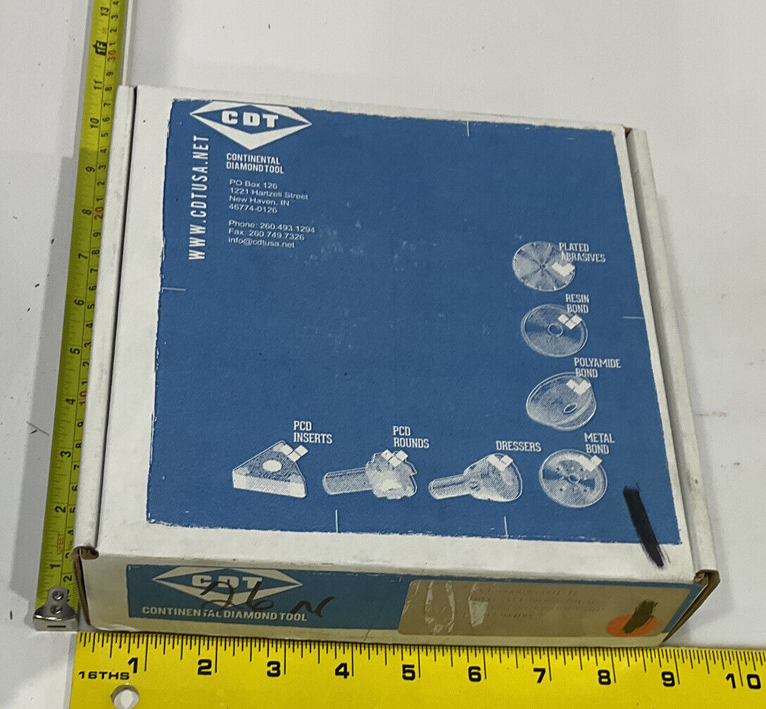 CONTINENTAL DIAMOND TOOL 230400 120/140 GRIT 5.795” DIAMETER GRINDING WHEEL