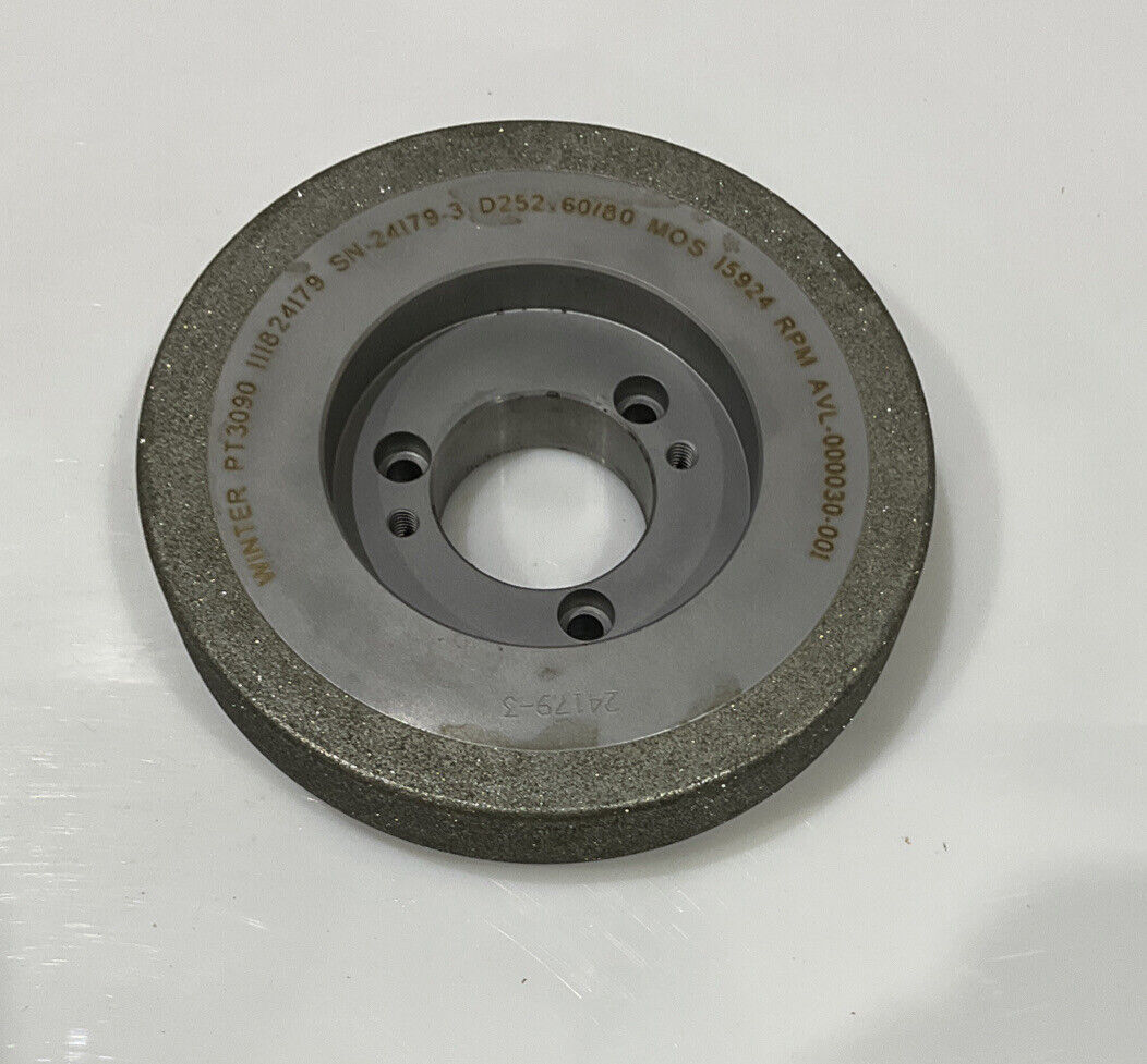 NORTON PT3090 60/80 GRIT 1.654” BORE 5.795” DIAMETER 1.00” WIDTH GRINDING WHEEL