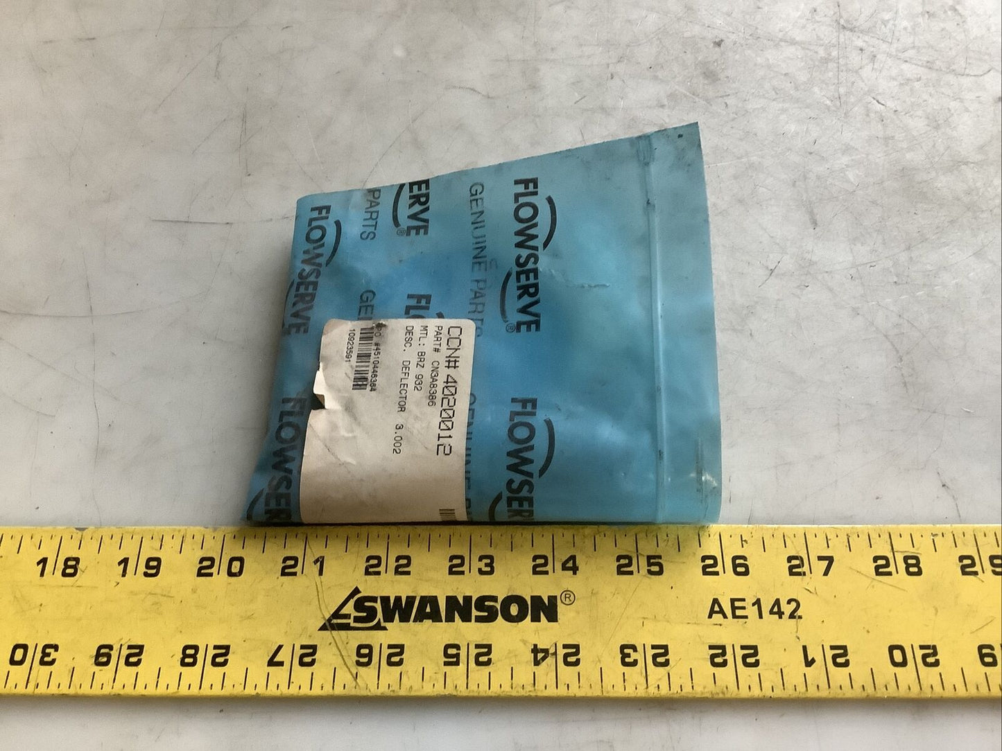 FLOWSERVE 4020012 CN3A8386 DEFLECTOR BRZ 932 3.002IN 678