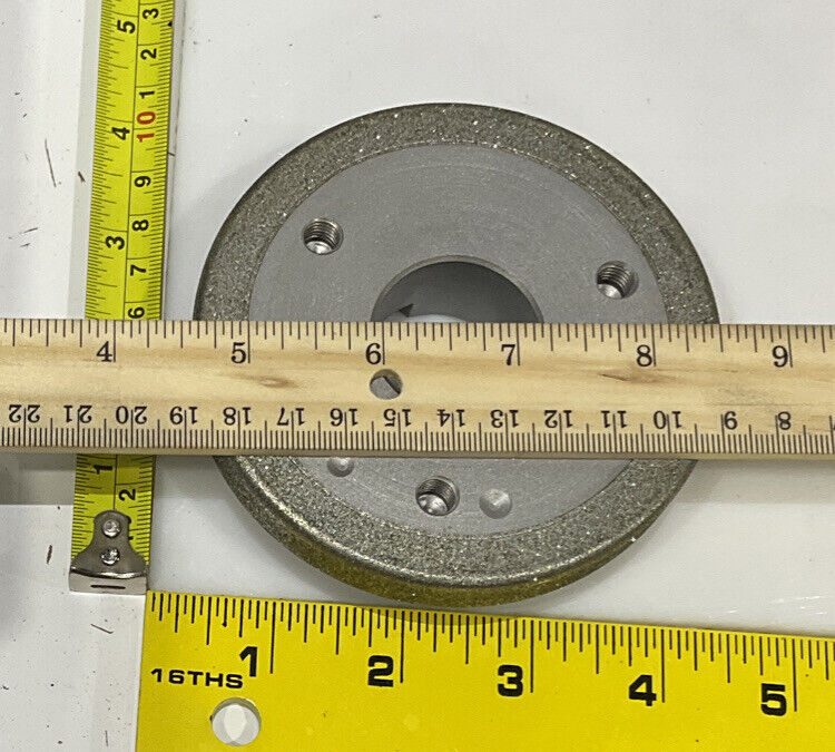 NORTON PT2768 GRIT 60/80 4” DIAMETER 1.26” BORE .571” GRINDING WHEEL