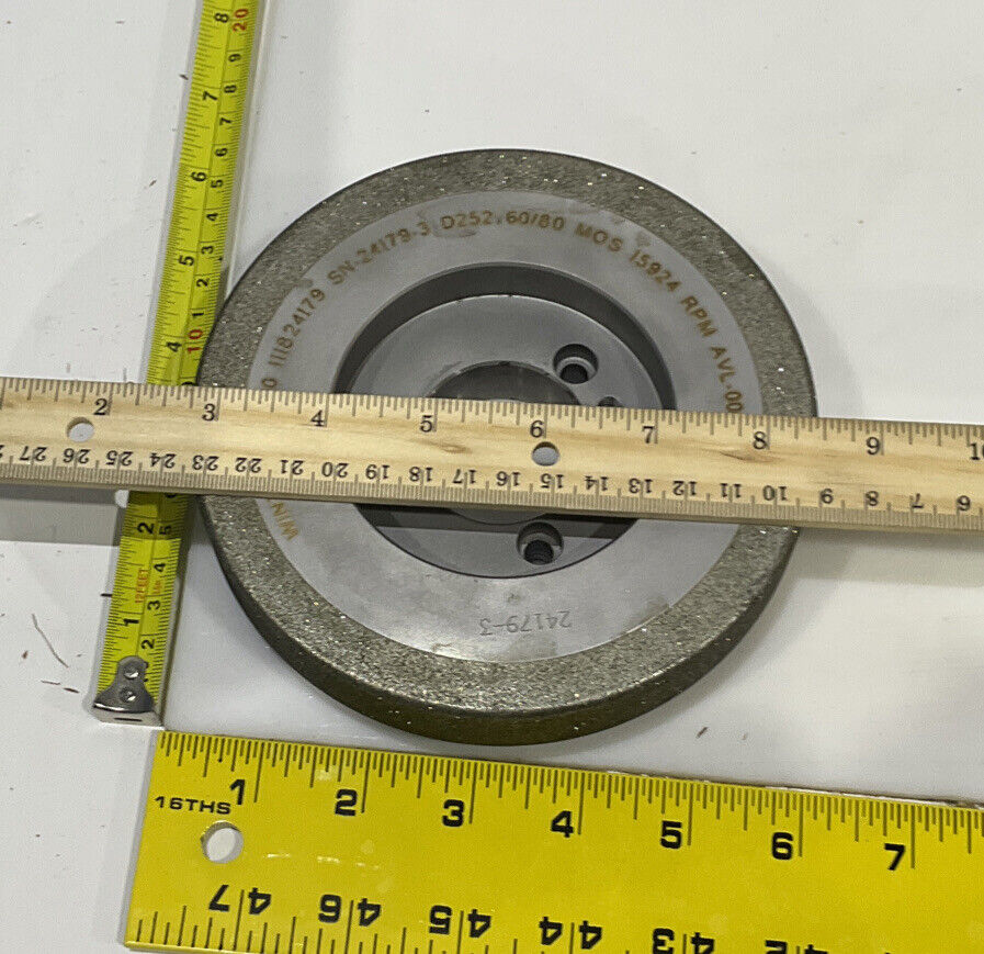NORTON PT3090 60/80 GRIT 1.654” BORE 5.795” DIAMETER 1.00” WIDTH GRINDING WHEEL