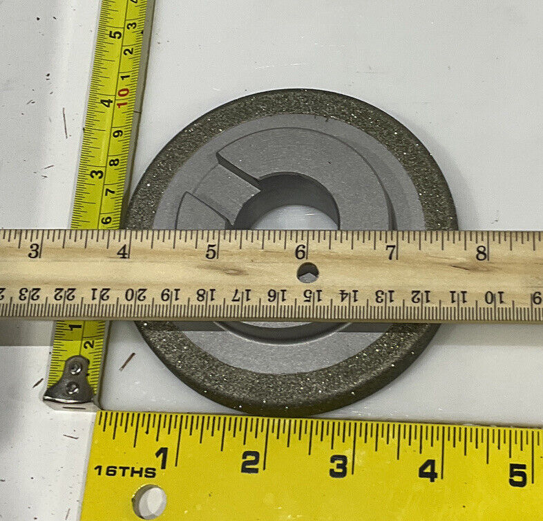 NORTON PT2768 GRIT 60/80 4” DIAMETER 1.26” BORE .571” GRINDING WHEEL