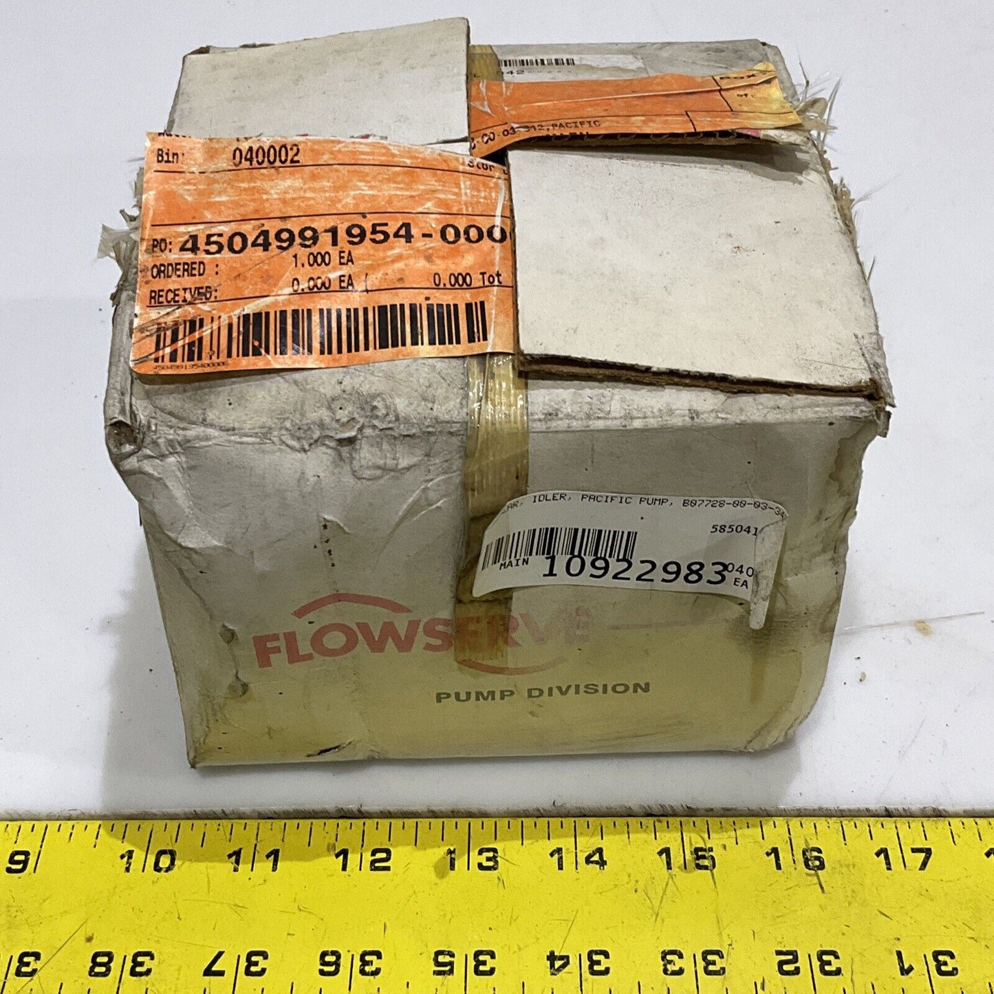 FLOWSERVE PACIFIC PUMP B07728-00-03 IDLER GEAR 678 LOT OF 2