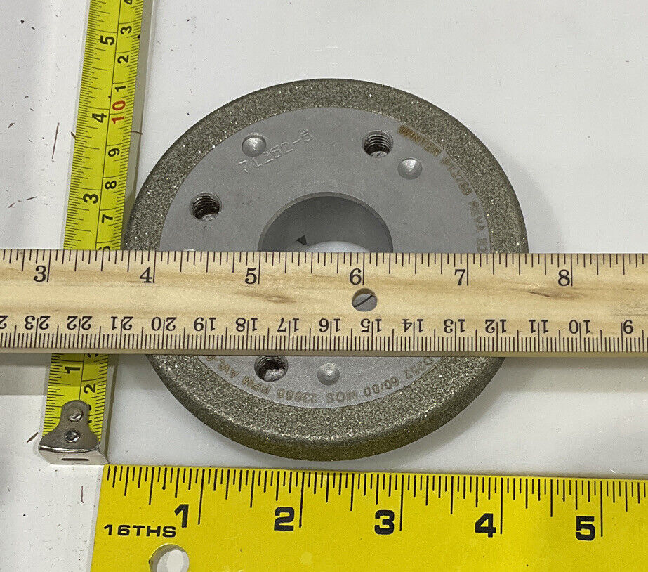 NORTON PT2768 GRIT 60/80 4.00” DIAMETER 1.26” BORE .571” GRINDING WHEEL