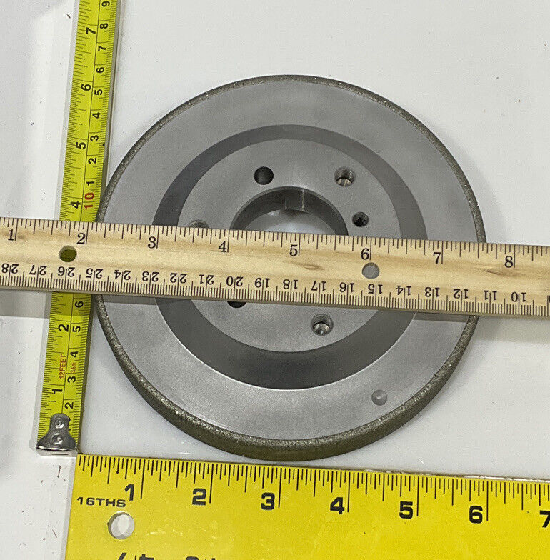 NORTON PT3090 GRIT 60/80 5.795” DIAMETER 1.654” BORE 1.00” GRINDING WHEEL
