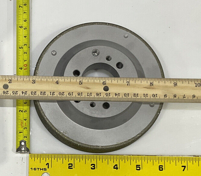 NORTON PT3090 GRIT 60/80 5.795” DIAMETER 1.654” BORE 1.00” GRINDING WHEEL