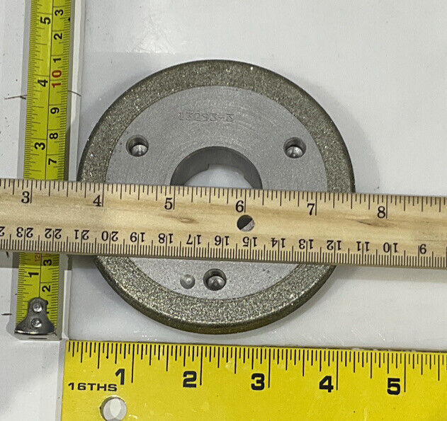 NORTON PT2768 GRIT 60/80 4.00” DIAMETER 1.26” BORE .571” GRINDING WHEEL