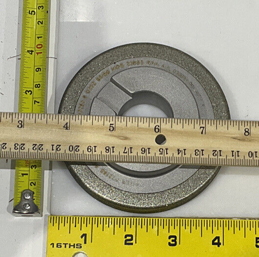 NORTON PT2768 GRIT 60/80 4.00” DIAMETER 1.26” BORE .571” GRINDING WHEEL