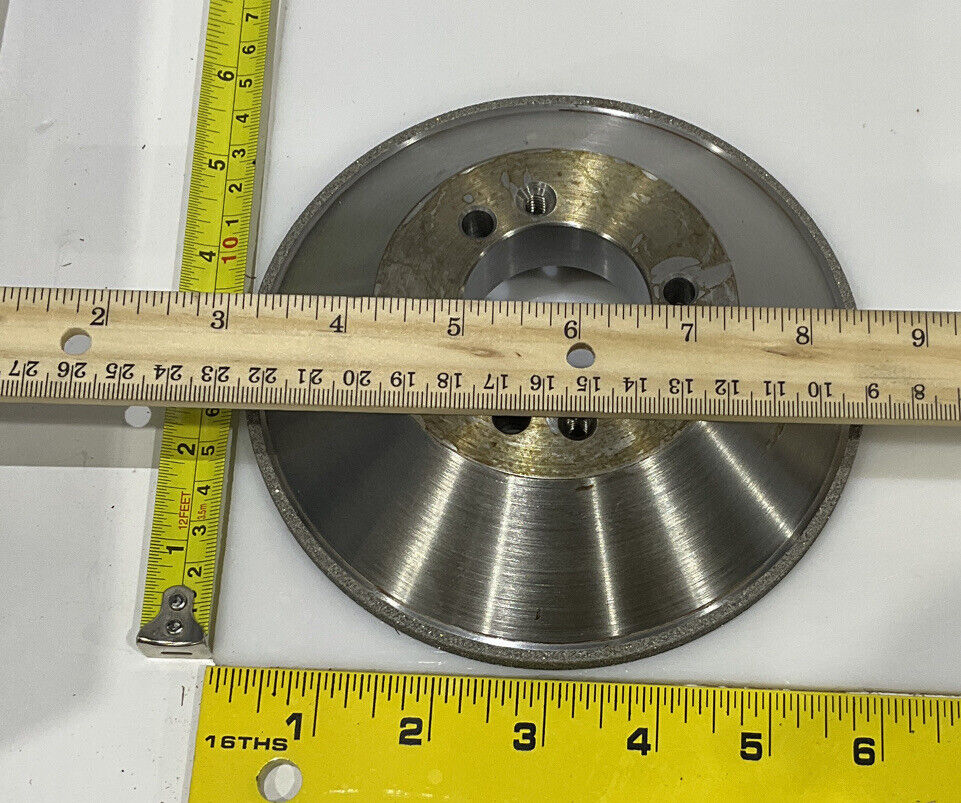 CONTINENTAL DIAMOND TOOL 184132-1 50/60 GRIT 5.795” DIAMETER GRINDING WHEEL