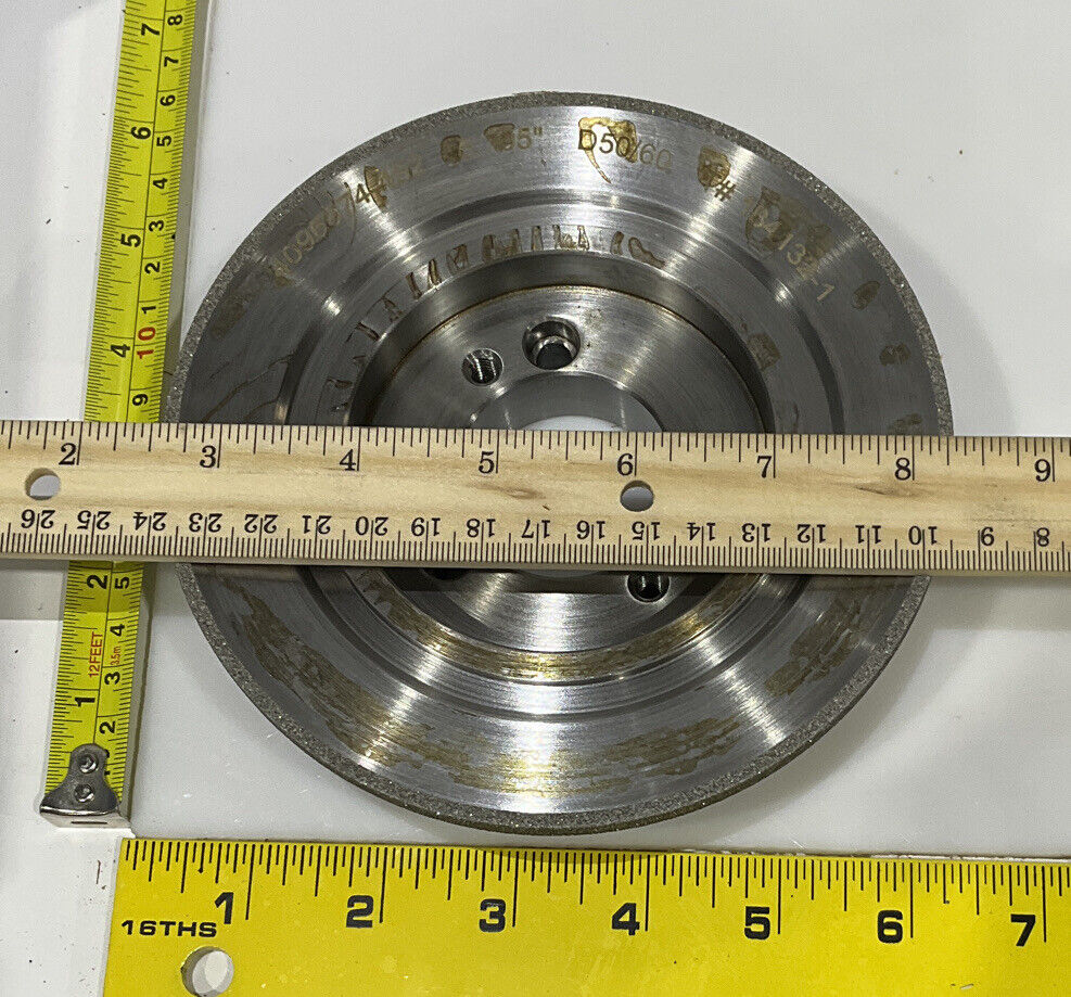 CONTINENTAL DIAMOND TOOL 184132-1 50/60 GRIT 5.795” DIAMETER GRINDING WHEEL