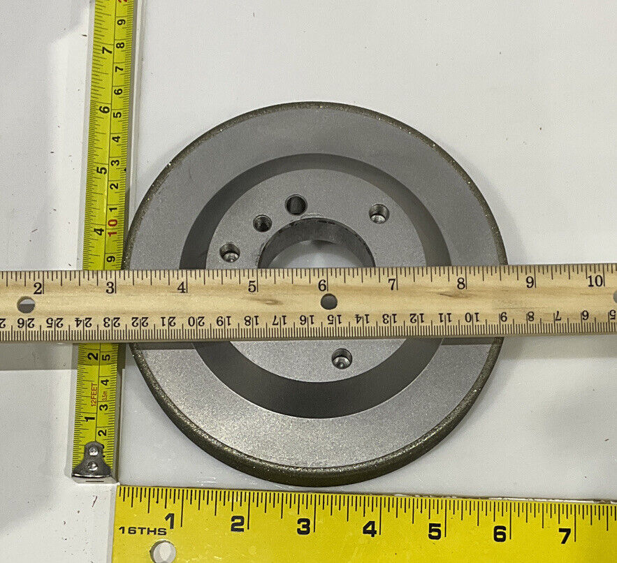 NORTON PT3090 GRIT 60/80 5.795” DIAMETER 1.654” BORE 1.00” GRINDING WHEEL