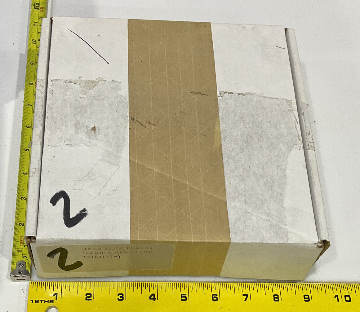 CONTINENTAL DIAMOND TOOL 184132-1 50/60 GRIT 5.795” DIAMETER GRINDING WHEEL