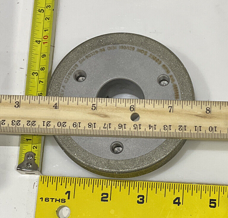 NORTON RD3119 GRIT 100/120 4.00” DIAMETER 1.26” BORE 0.584” GRINDING WHEEL