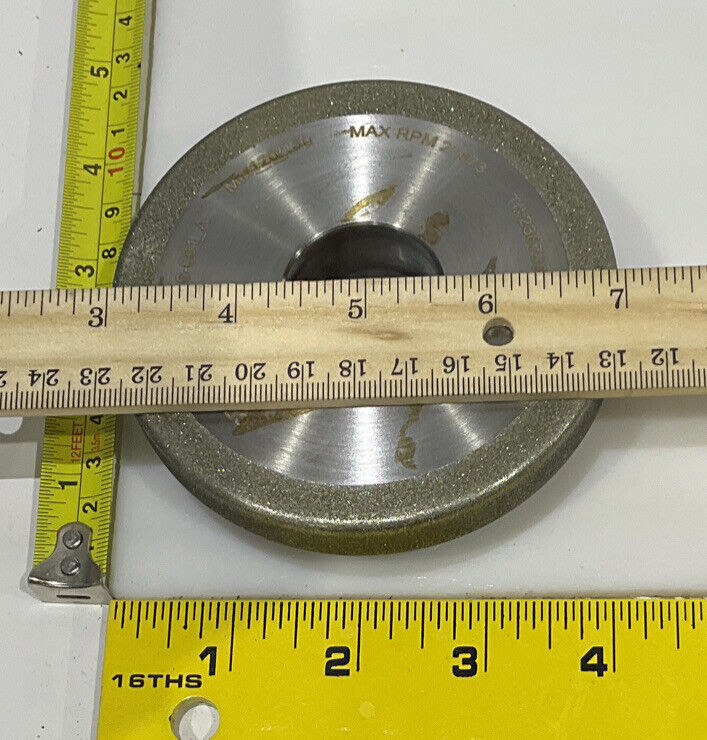 CONTINENTAL DIAMOND TOOL 238700-2 120/140 GRIT 4.00” OD REPLATE GRINDING WHEEL