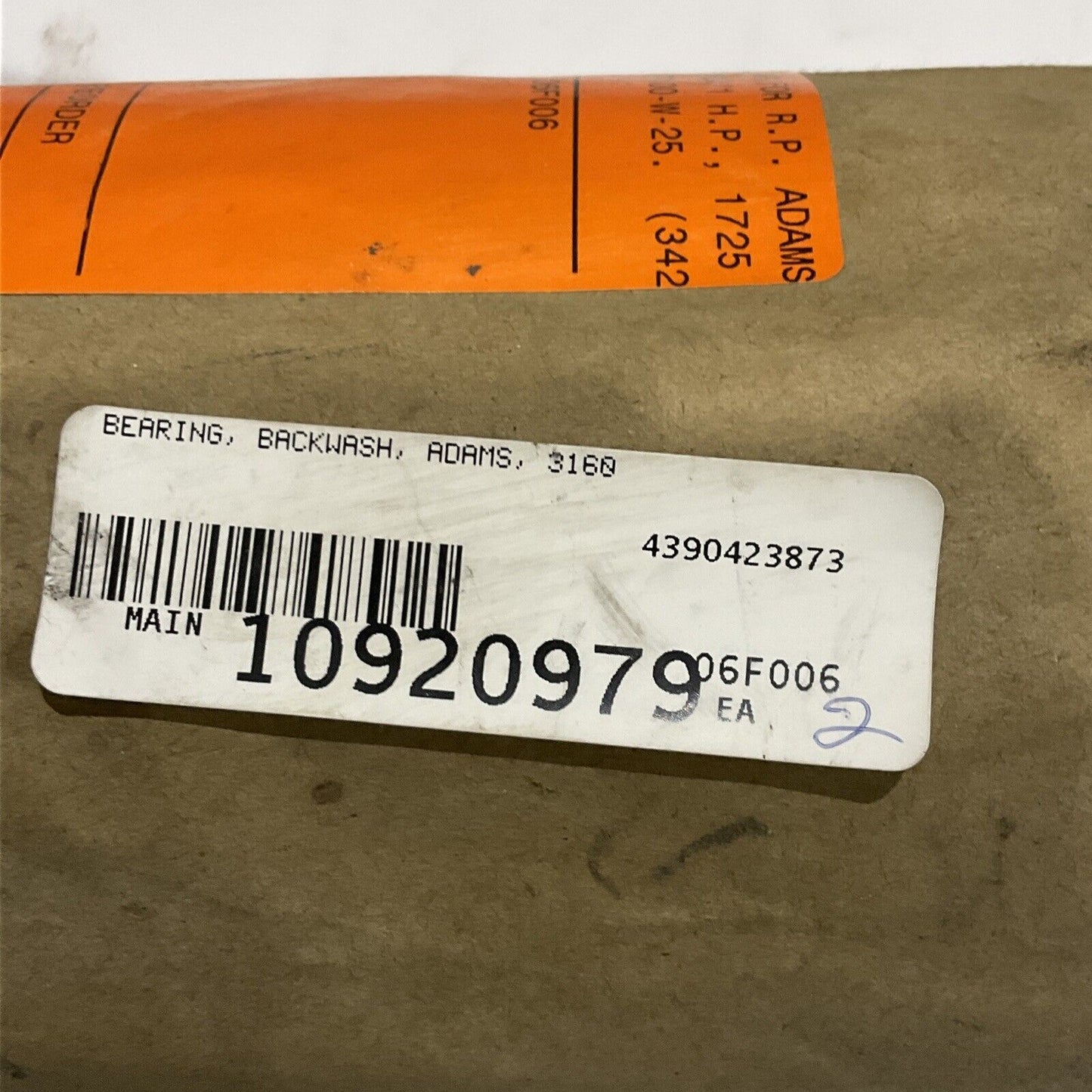 ADAMS 3160 BACKWASH BEARING 678