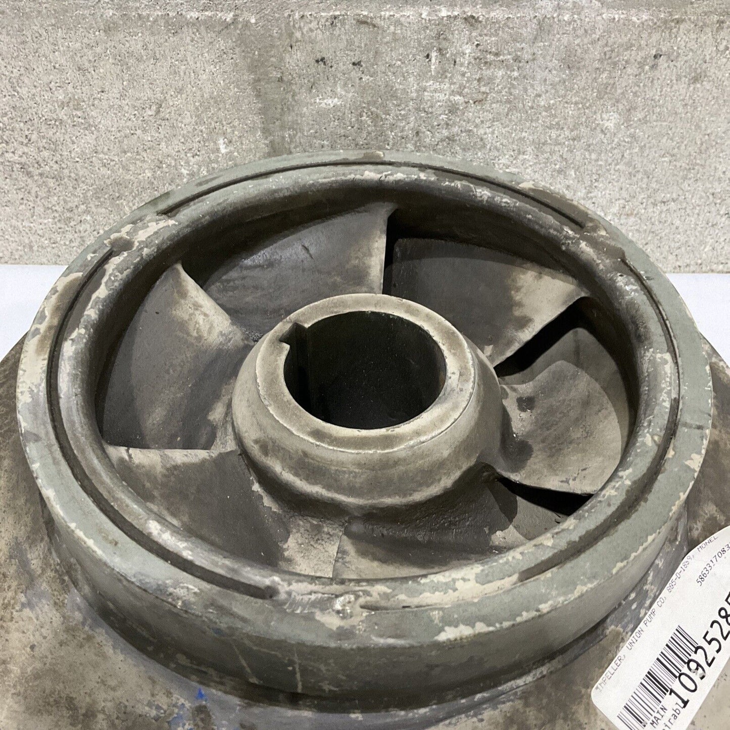 UNION PUMP MONEL 805-D-1898 IMPELLER 6-VANE 678