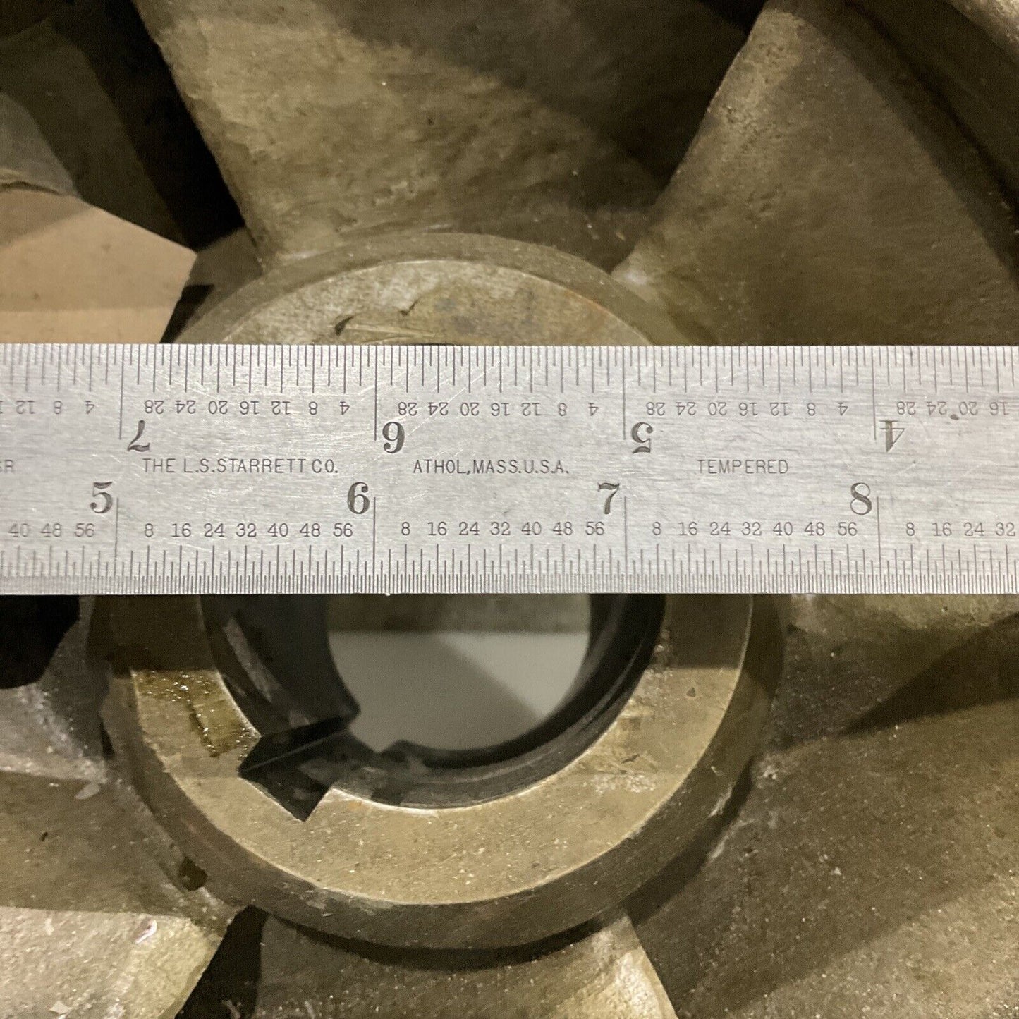 UNION PUMP MONEL 805-D-1898 IMPELLER 6-VANE 678