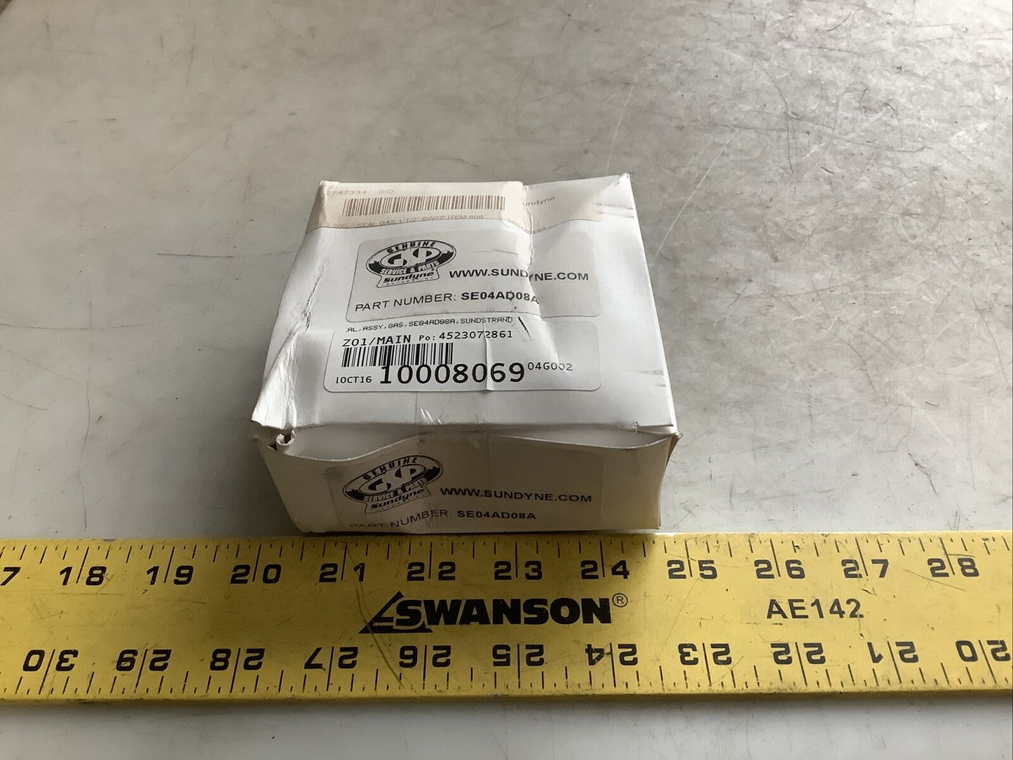 SUNDSTRAND SE04AD08A GAS SEAL ASSEMBLY 1-1/2IN 678