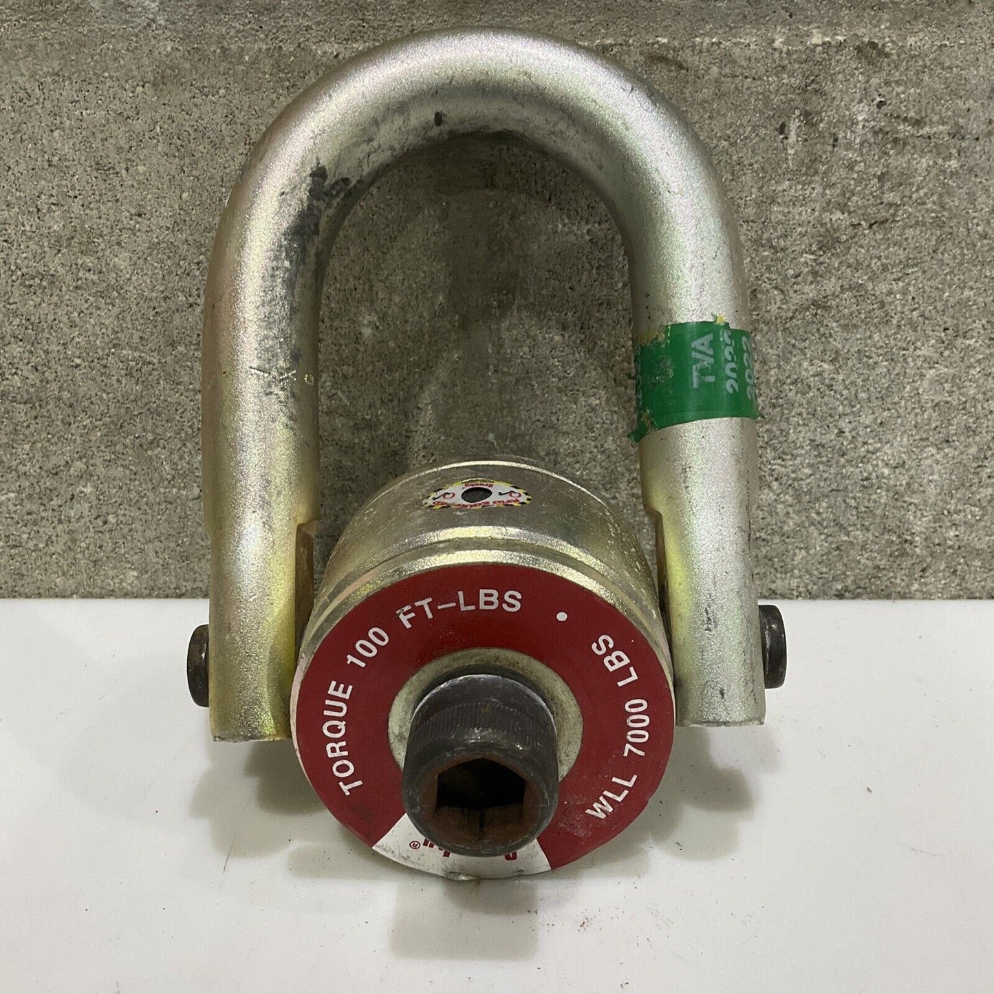 CROSBY CG F-3 7XK CE SWIVEL HOIST RING TORQUE 100 FT-LBS WLL 7000 LBS 107
