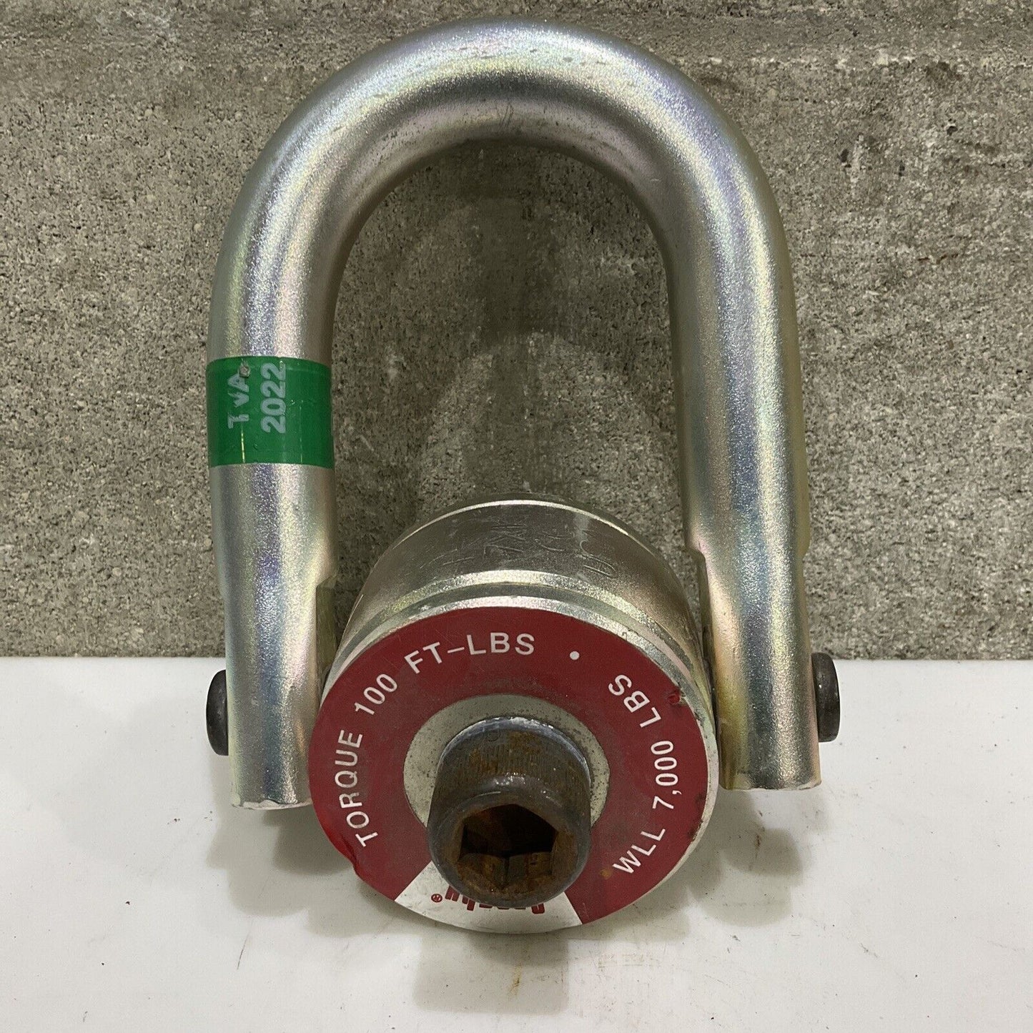 CROSBY CG F-3 7XK CE SWIVEL HOIST RING TORQUE 100 FT-LBS WLL 7000 LBS 107