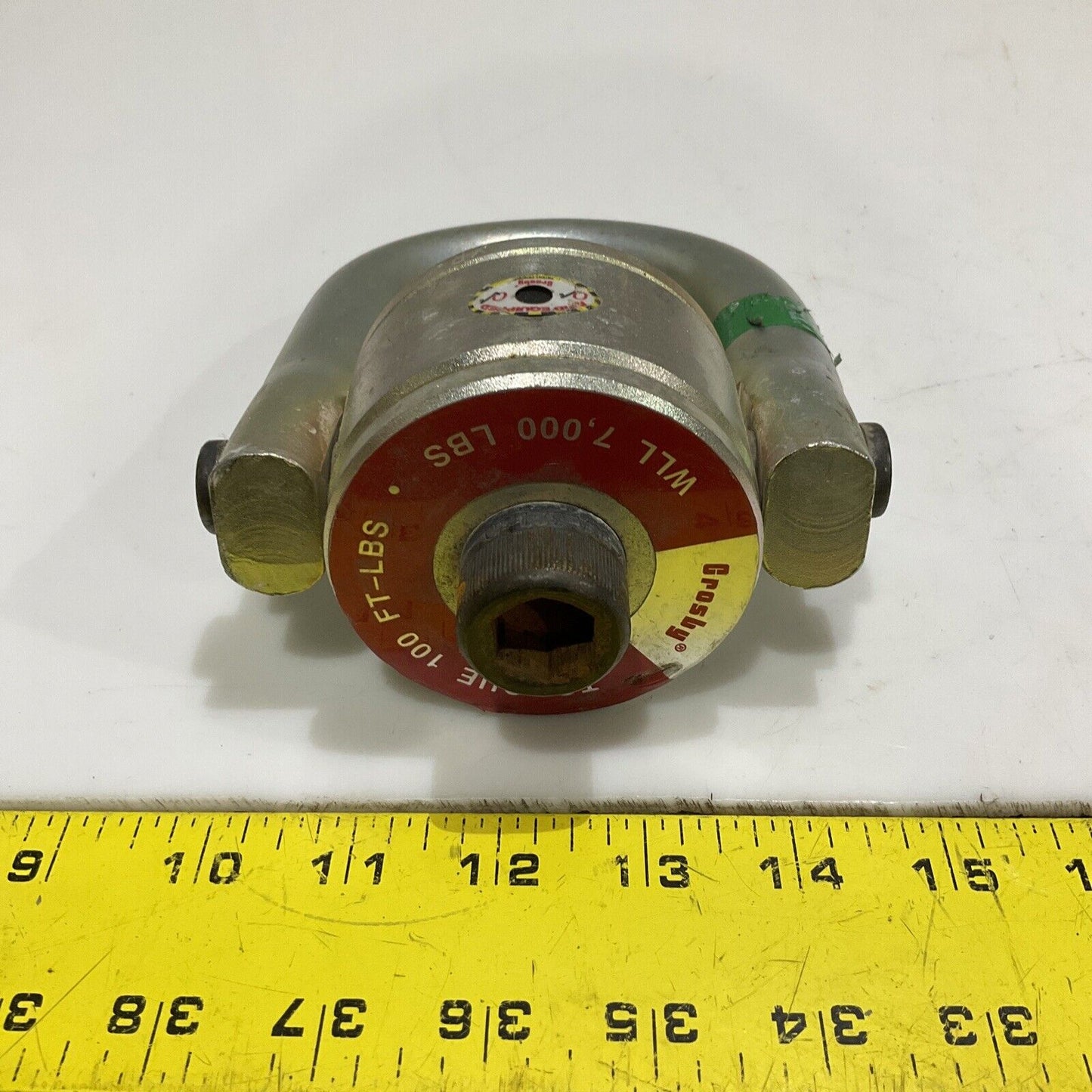 CROSBY CG F-3 7XJ CE SWIVEL HOIST RING TORQUE 100 FT-LBS WLL 7000 LBS 107
