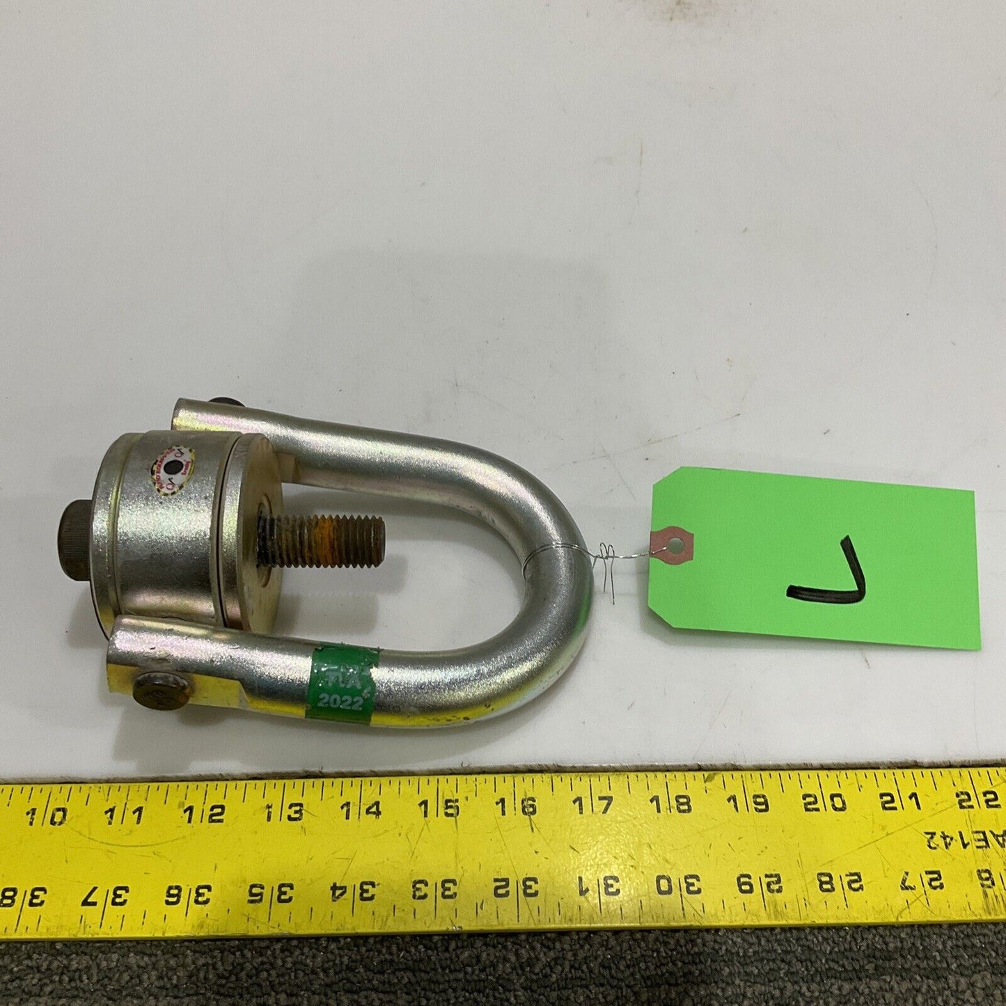 CROSBY CG F-3 7XJ CE SWIVEL HOIST RING TORQUE 100 FT-LBS WLL 7000 LBS 107