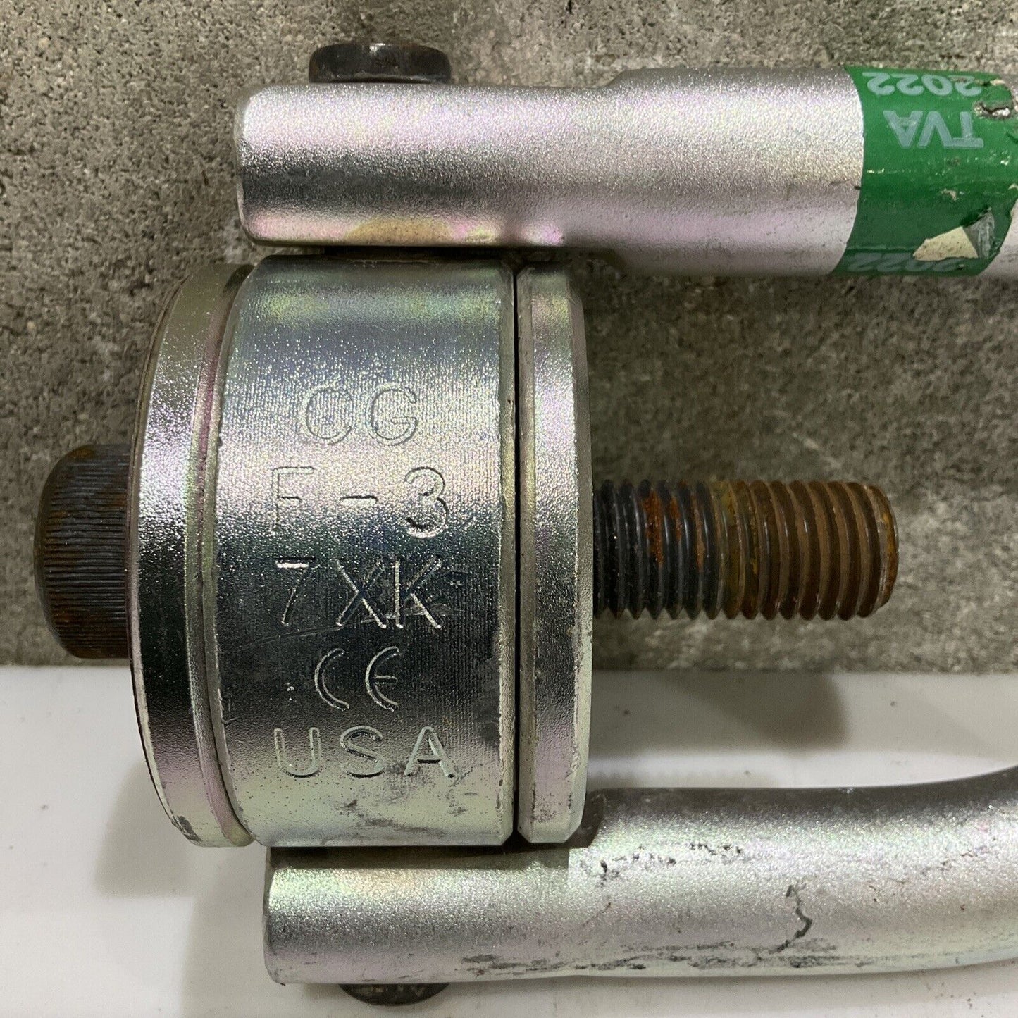 CROSBY CG F-3 7XK CE SWIVEL HOIST RING TORQUE 100 FT-LBS WLL 7000 LBS 107