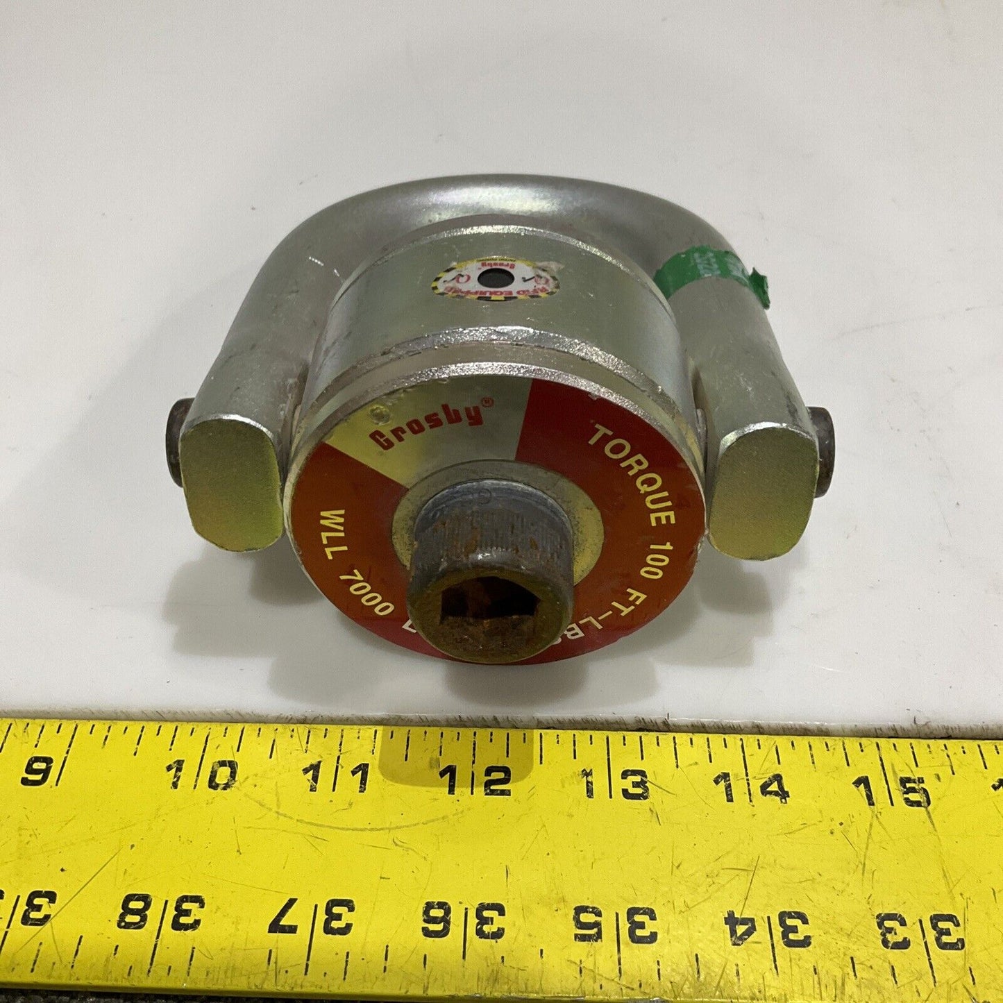 CROSBY CG F-3 7XK CE SWIVEL HOIST RING TORQUE 100 FT-LBS WLL 7000 LBS 107