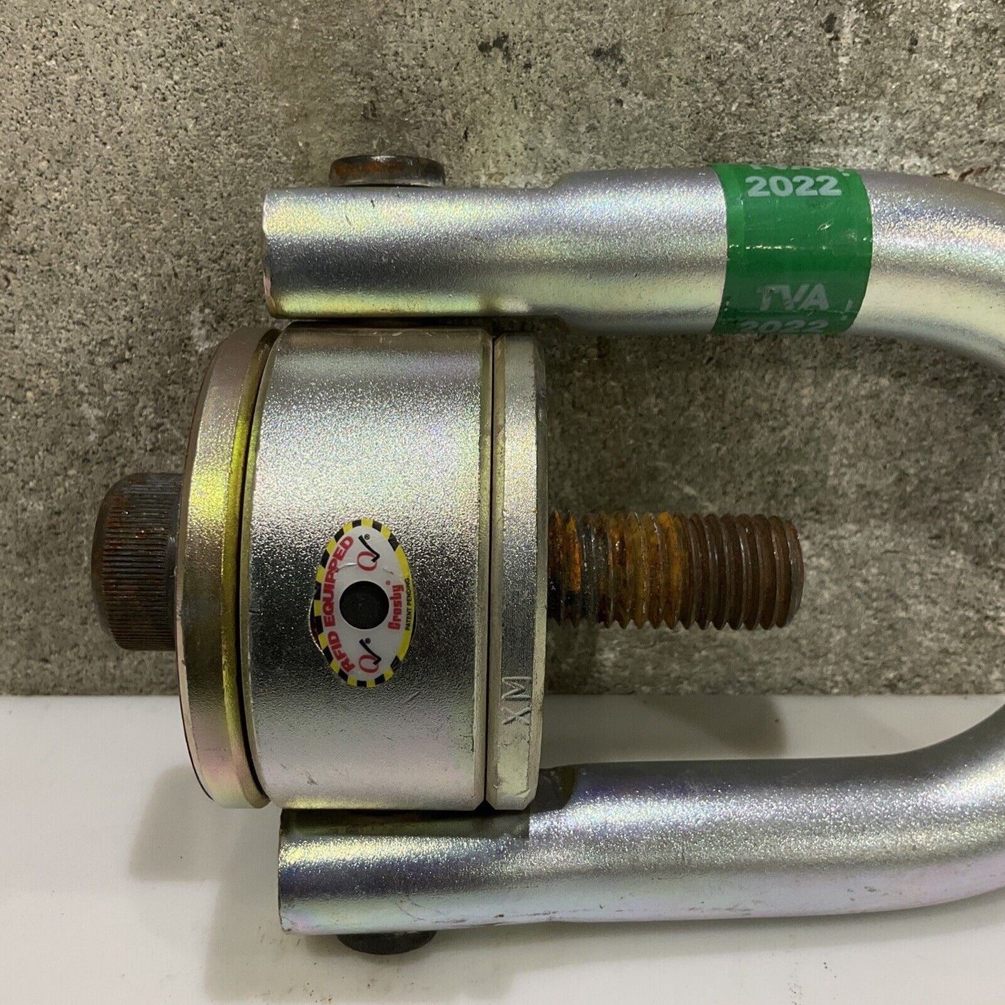 CROSBY CG F-3 7XK CE SWIVEL HOIST RING TORQUE 100 FT-LBS WLL 7000 LBS 107