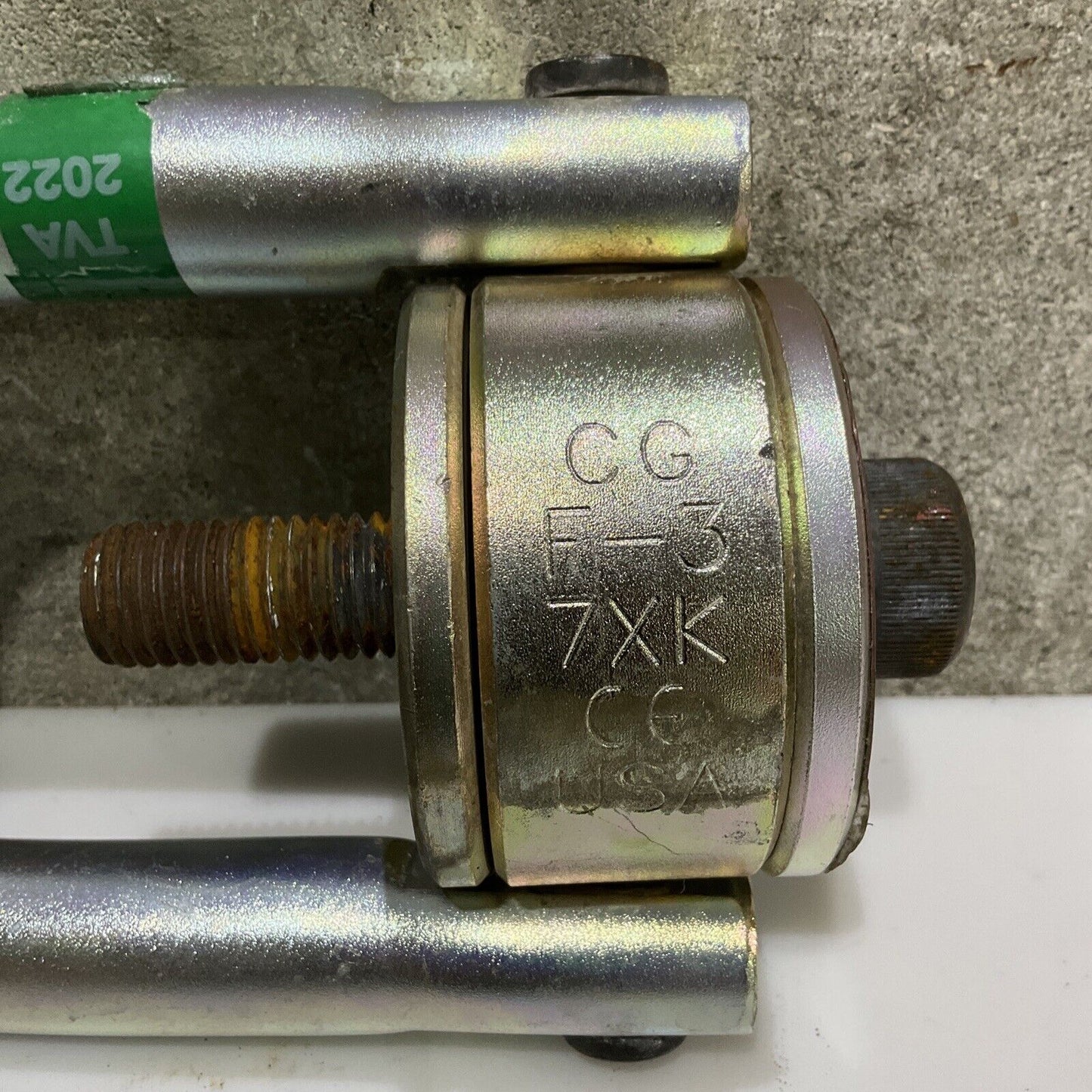 CROSBY CG F-3 7XK CE SWIVEL HOIST RING TORQUE 100 FT-LBS WLL 7000 LBS 107