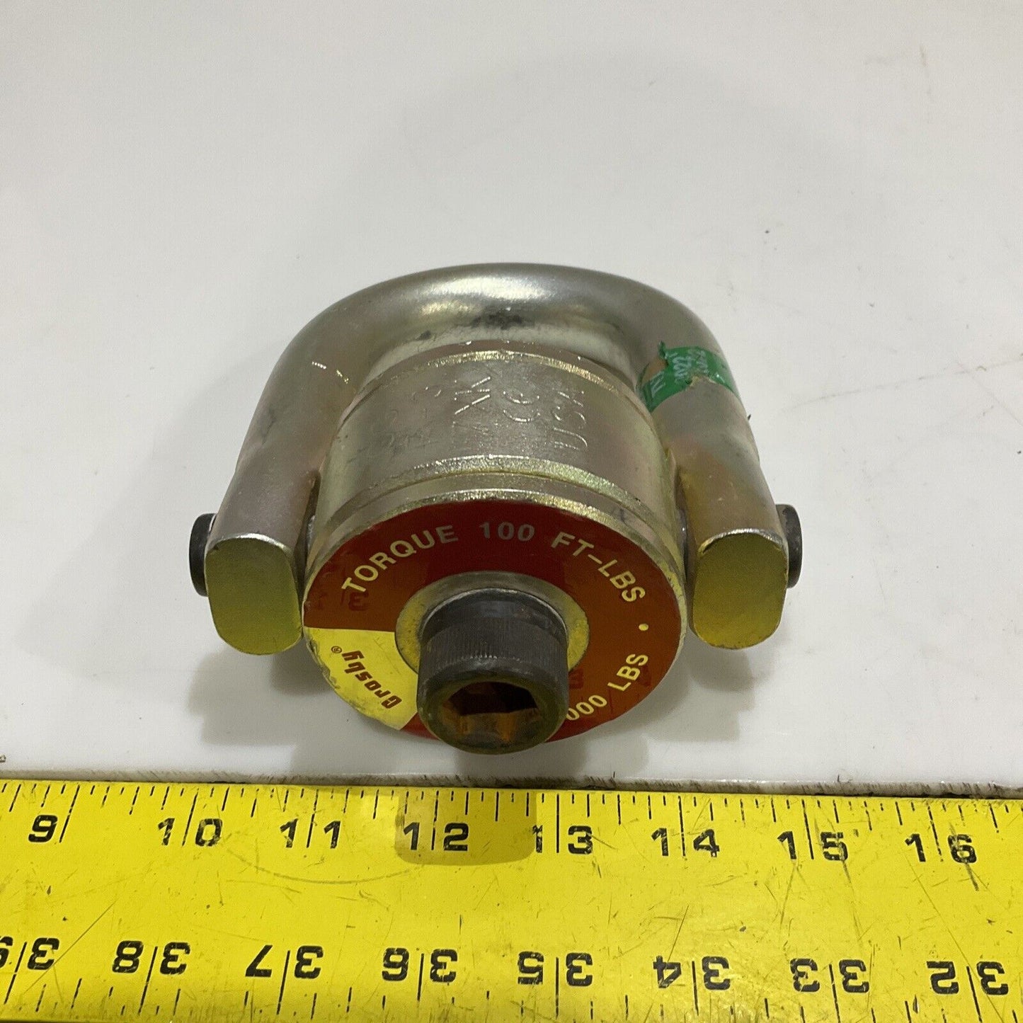 CROSBY CG F-3 7XK CE SWIVEL HOIST RING TORQUE 100 FT-LBS WLL 7000 LBS 107