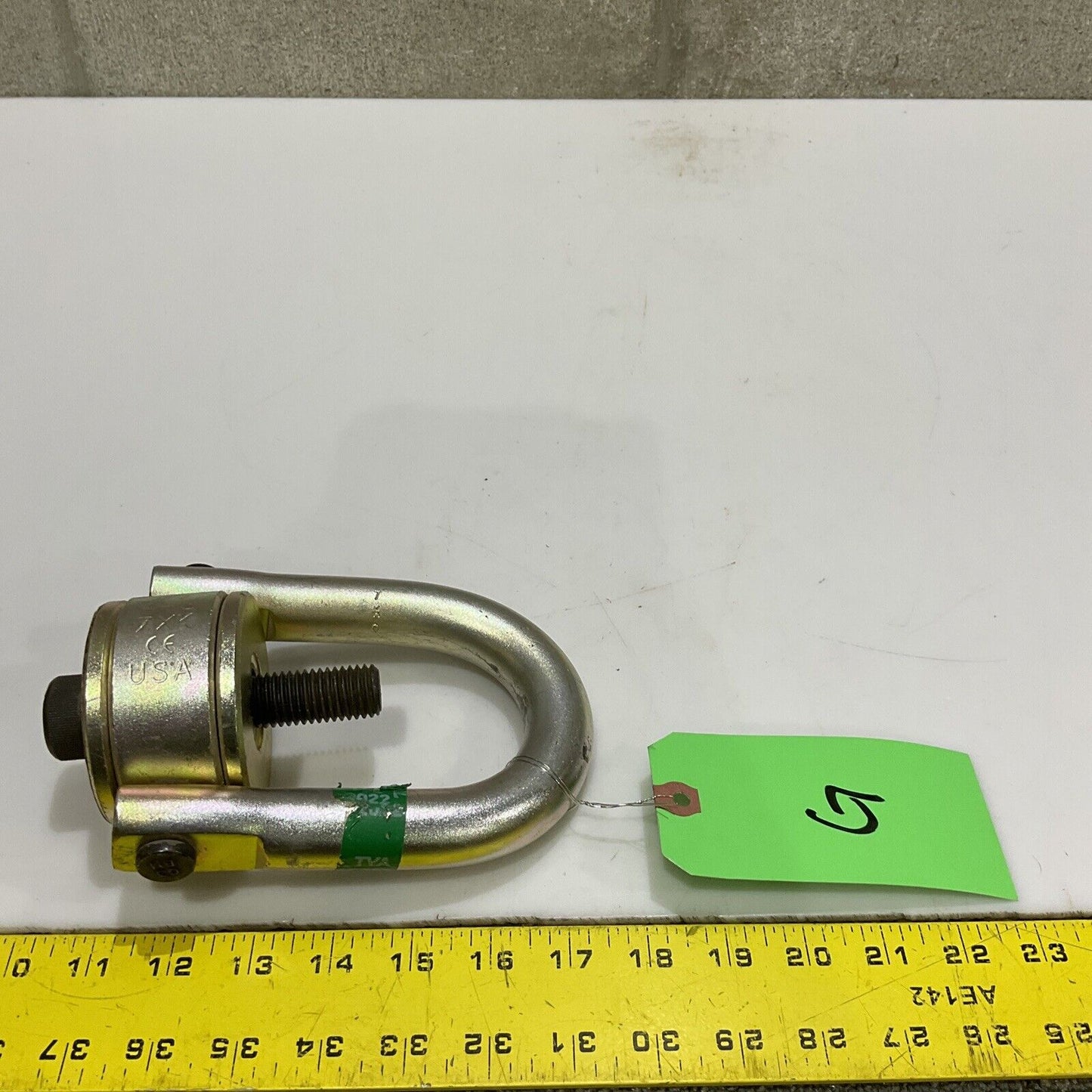 CROSBY CG F-3 7XK CE SWIVEL HOIST RING TORQUE 100 FT-LBS WLL 7000 LBS 107