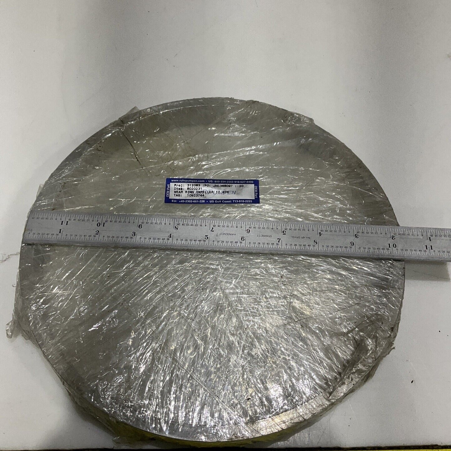 RHURPUMPEN 8020231 WEAR RING IMPELLER 10.474 678