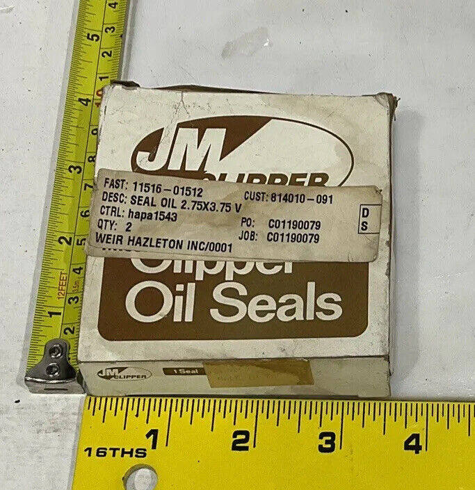 JM CLIPPER HAZELTON PUMPS INC 814010-091 VITON OIL SEAL