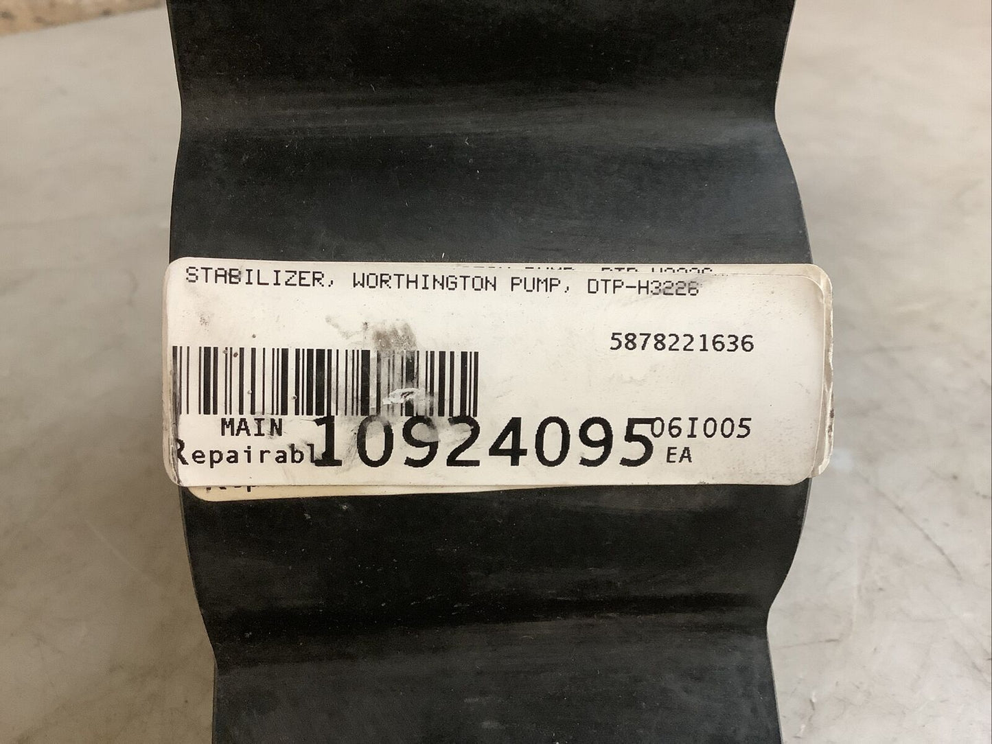 WORTHINGTON PUMP DTP-H3226 STABILIZER 678