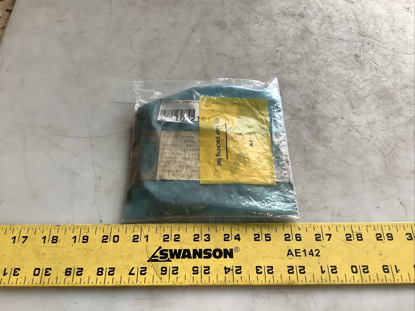 SULZER PUMPS 1233653 10921915 THROAT BUSHING 678