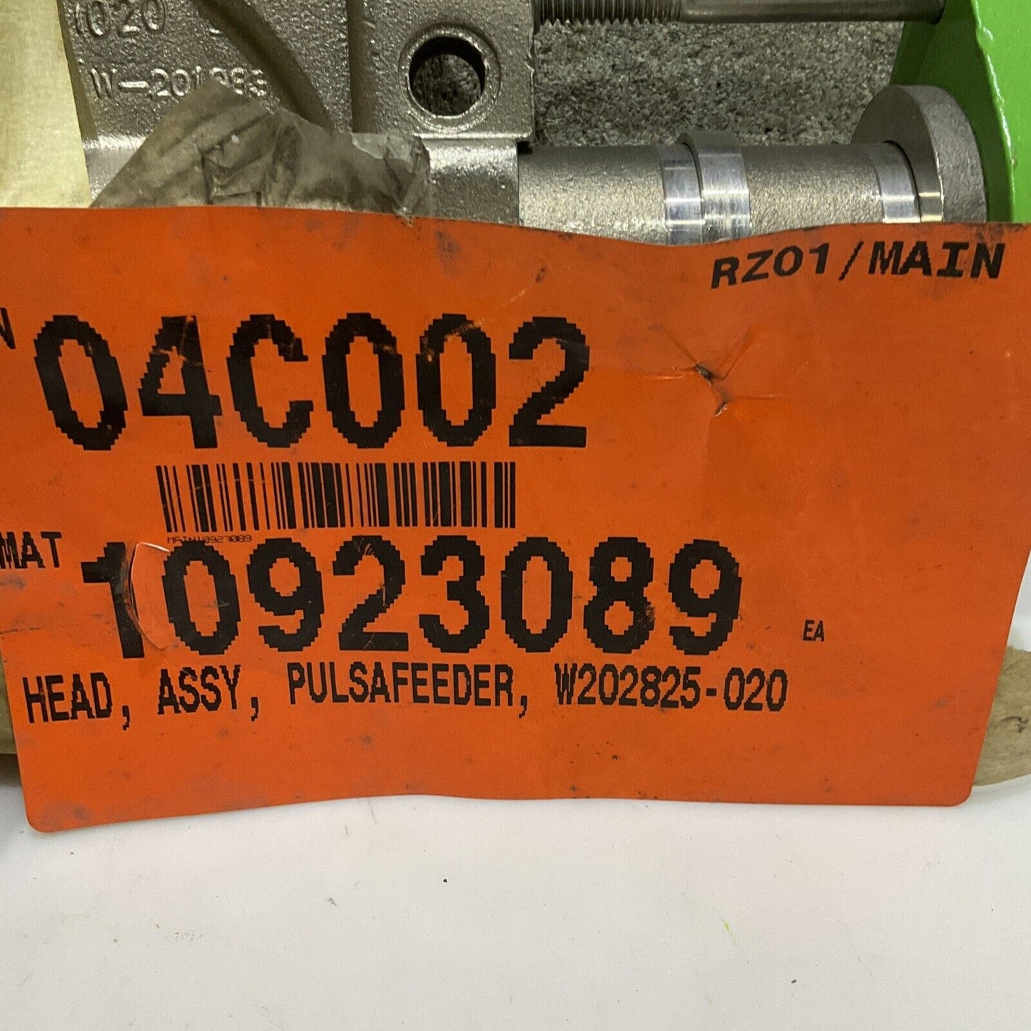 PULSAFEEDER W202825-020 REAGENT HEAD ASSEMBLY 678