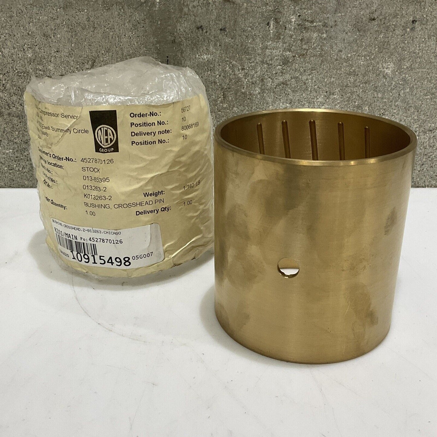 NEAC COMPRESSOR SERVICE K013263-2 CROSSHEAD PIN BUSHING 678