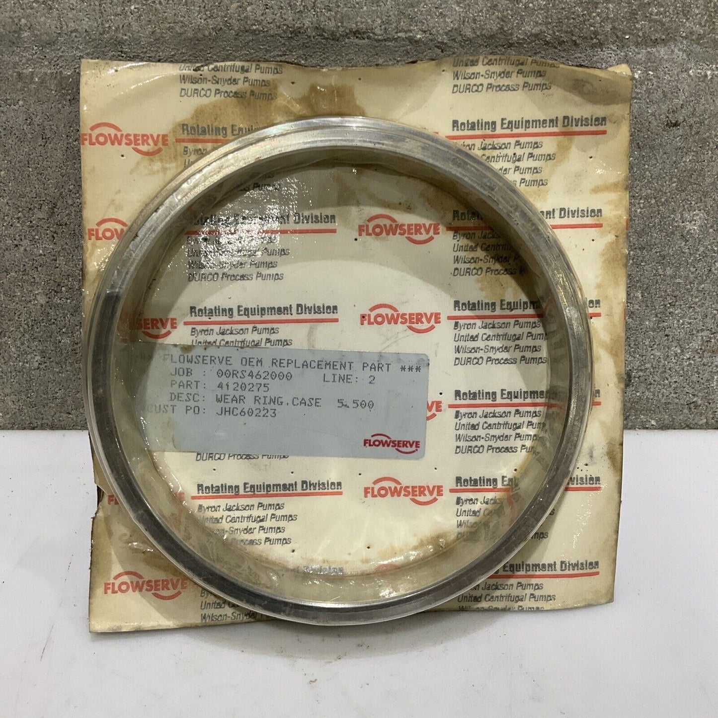 FLOWSERVE 4120275 CASE WRAR RING 678