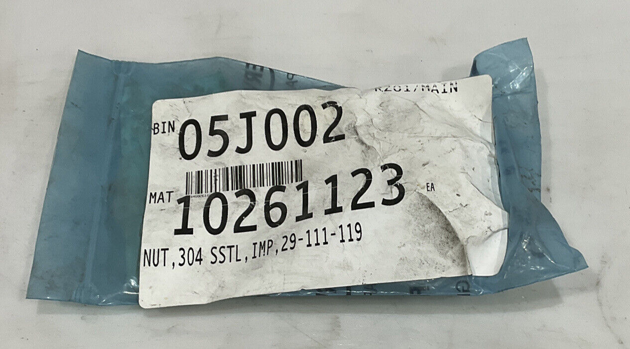 FLOWSERVE 29111119 IMPELLER NUT 678